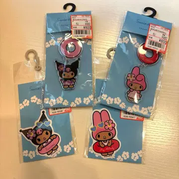 아베일 일광화상 쿠로미 마이멜로디 아크릴 키링 스티커