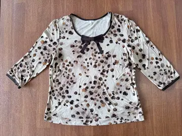 새상품급! 투 비 시크 레오파드 무늬 티셔츠 빅 사이즈 4