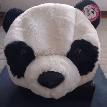 팬더 봉제 인형 마스크 머리 장식