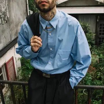 TIGHTBOOTH DRESS SHIRT Blue M size 23FW