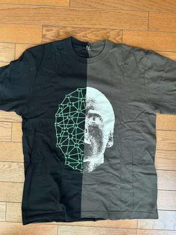 DETOUR 그래픽 T셔츠 블랙/그레이