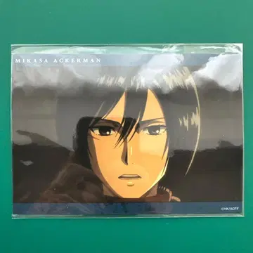 한지, 쟝, 리바이, 미카사 4종류 (각 3매입)을 모아서 판매합니다