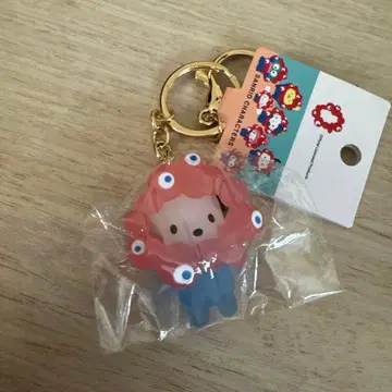 포차코 산리오 미야쿠미야쿠 클리어 컬러 마스코트 키링