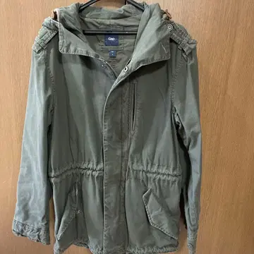 Gap 후드 부착 밀리터리 자켓 S