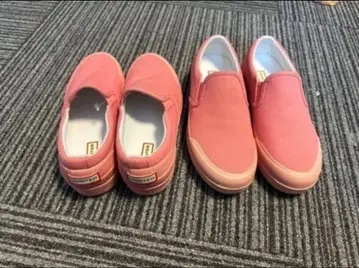 HUNTER 핑크 슬립온 2개