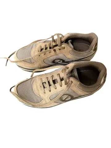 NO NAME 스웨이드 메쉬 스니커즈 여성용 35 22.5cm