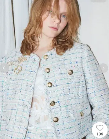 셀포드 파이핑 숏 자켓 믹스 36