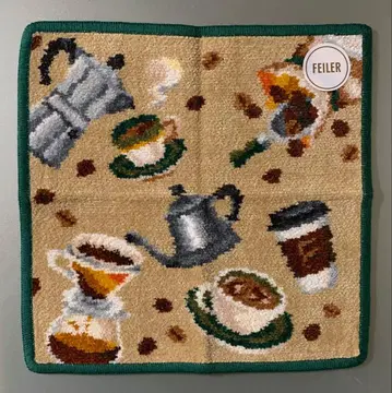 FEILER 페이러 커피 브레이크 손수건 베이지