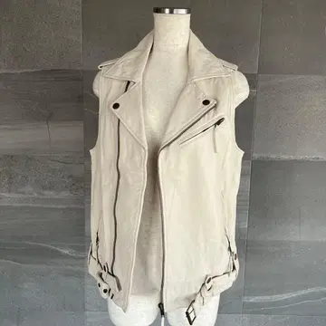 Joie 라이더 자켓 베스트 가죽 베스트 아우터