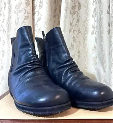 여성용 블랙 사이드 고어 부츠