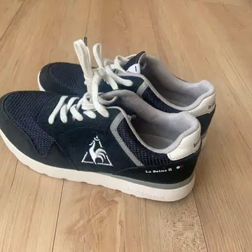 르꼬끄 스포르티브 라 세느 II 네이비 스니커즈
