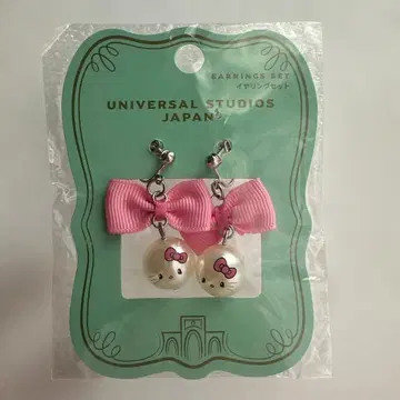 USJ 한정 키티 리본 귀찌