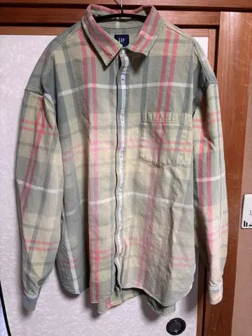 GAP 선 워시드 트윌 빅 셔츠