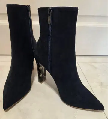 DIANA 네이비 스웨이드 부츠 24.5cm 미사용 새상품
