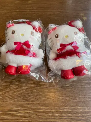 헬로키티 제일복권 4마스코트 2체 세트 당첨 복권