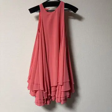 더블 스탠다드 클로징 Sov. 핑크 플레어 드레스