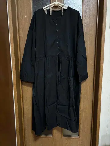 Soulberry 블랙 긴팔 셔츠 원피스