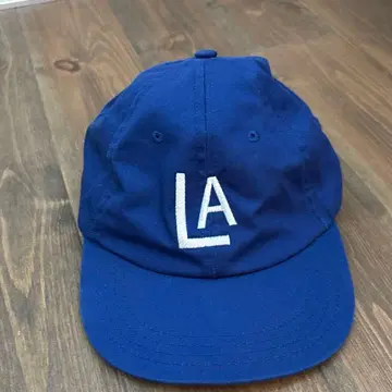 LA 로고 자수 야구 모자 파랑