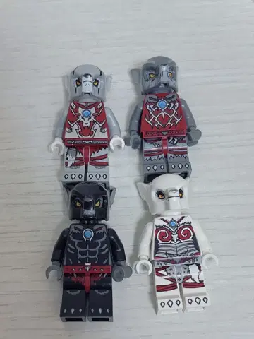 레고 치마 울프족 미니 피규어 4체