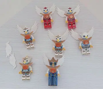 레고 치마 미니 피규어 이글족 7체