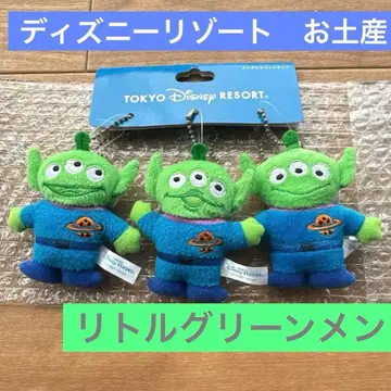 디즈니 리조트 리틀 그린맨 인형 배지