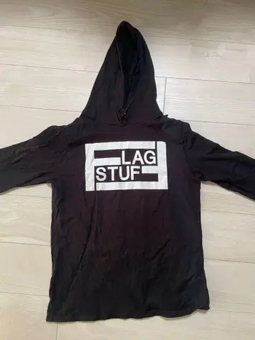 FLAGSTUFF 블랙 후드티 M