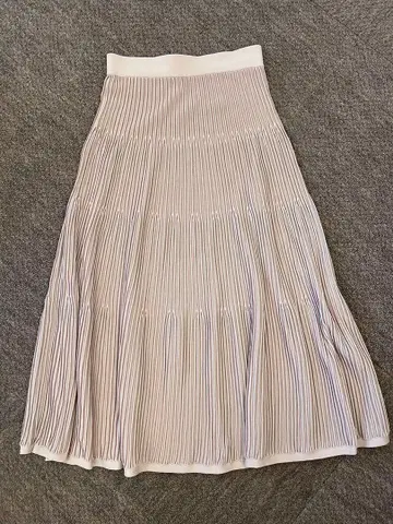 라운지 드레스 니트 스커트