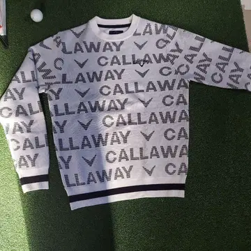 CALLAWAY 로고 프린트 스웨터