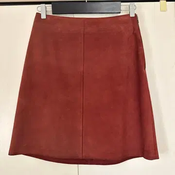 A.P.C. 카프 스웨이드 스커트 / 보르도 (안감 부착)