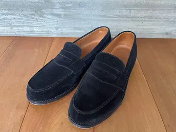 JM Weston 180 로퍼 블랙 스웨이드 8.5D jm 웨스턴