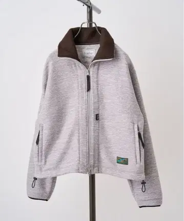 플리스 자켓 그레이