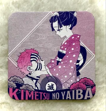 귀멸의 칼날 점프샵 원화 아트 코스터 아카자 코유키 하쿠지 원작