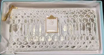 Her Schedule 샴페인 골드 가죽 지갑