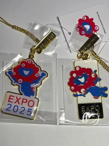 EXPO 2025 미야쿠미야쿠 키링 2세트 귀여운 끈매달기 점프 타입