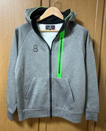 사이코 버니 그레이 후드 부착 후드티 M