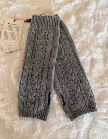 캐시미어 100% 핸드 워머 몽골산 그레이