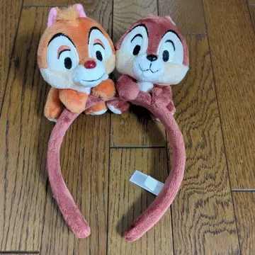 칩과 데일 봉제 인형 머리띠