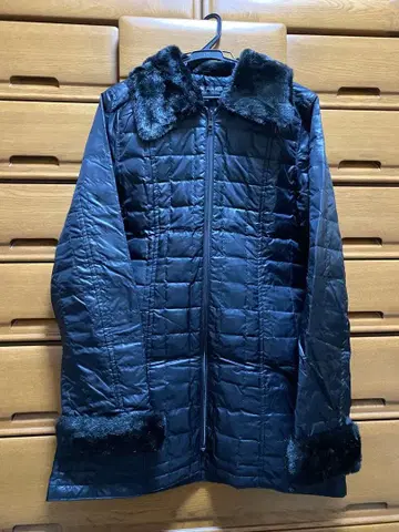 COMME CA DU MODE 블랙 퀼팅 자켓 L 사이즈