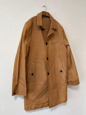 [ BLUEBLUE ] 인디고 아이 브라운 코트 XL