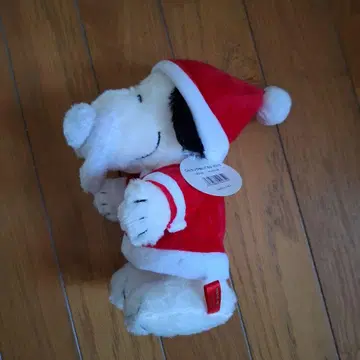 스누피 산타클로스 봉제 인형 약 20cm
