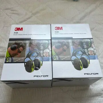 3M Peltor X4A 방음 귀마개 블랙/그린 2개 세트