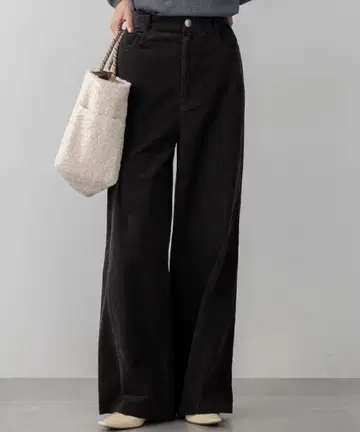 23구 코튼 코듀로이 와이드 팬츠