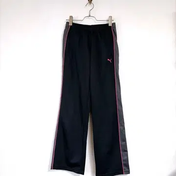 [ PUMA ] 푸마 (S) 트레이닝 팬츠 스포츠 웨어 저지 블랙 핑크