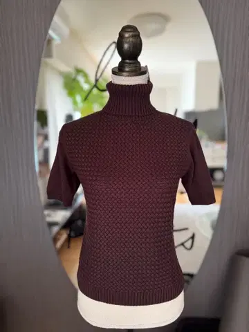 닥스 DAKS 반팔 터틀 코튼 실크