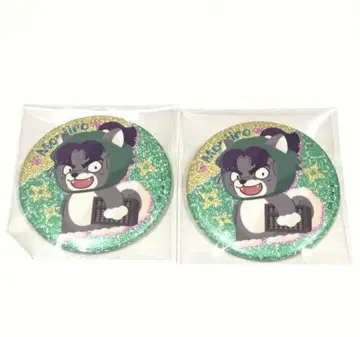 시오에 분지로 닌타마 란타로 동물 포즈 글리터 캔뱃지 캔뱃지 세트