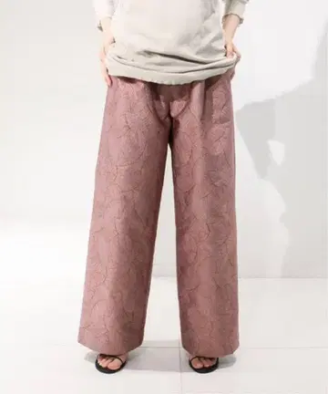 시티샵 CITYSHOP 핑크 팬츠 BRUSSON PANTS 자카드