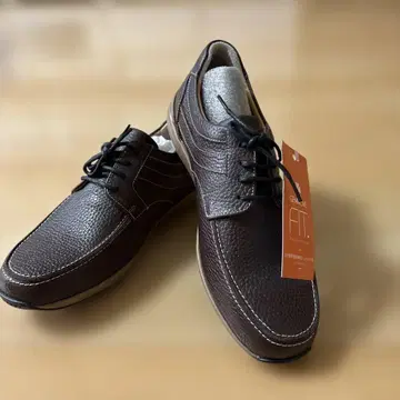 GEMMOVE FIT 천연 가죽 레이스업 슈즈 25.5cm 브라운 새상품