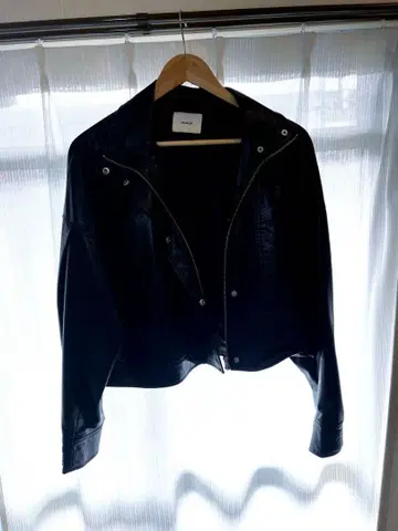 MURUA 블랙 라이더 자켓