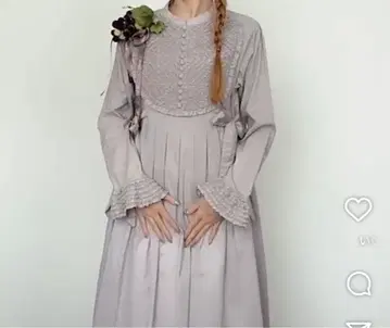 PINKHOUSE 그레이 긴팔 원피스