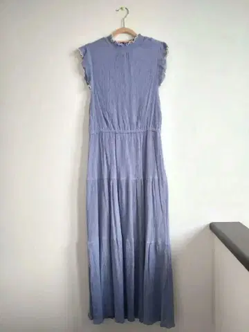 dazzlin 원피스 슬리브리스 스카이블루 포멀 결혼식 덕질